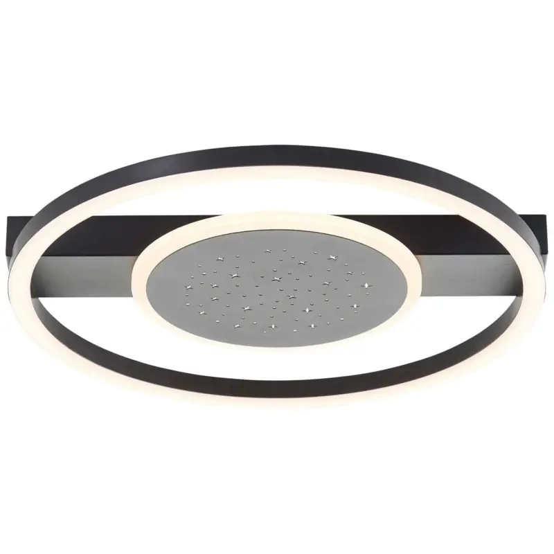 Plafonnier RENO 26W LED Noir Produit De Marque