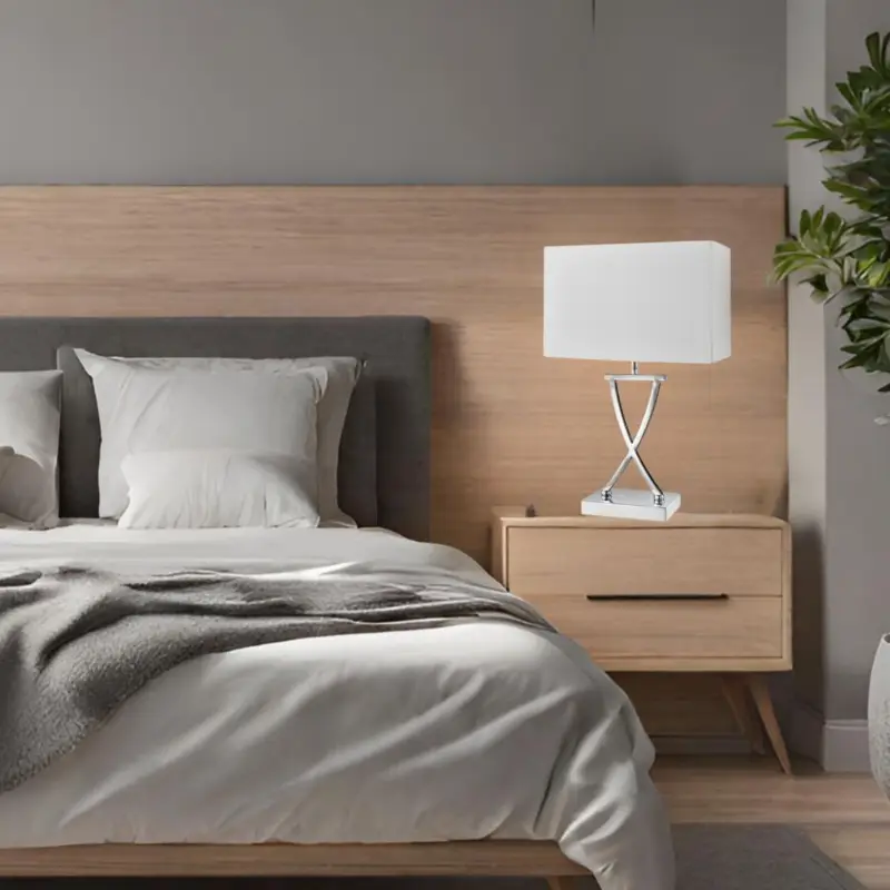 Lampe CLUB 1x40W E14 Chromé Blanc Expédié Aujourd&rsquo;hui