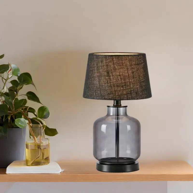 Expédition Rapide Lampe de table COSTERO 1x40W Max E14 Fumée
