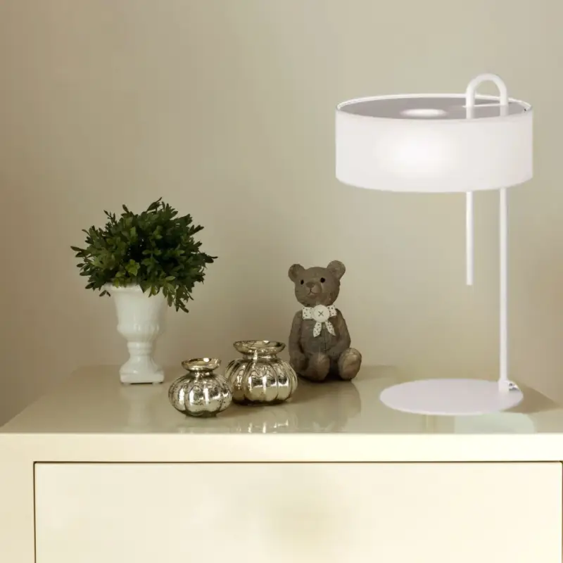 Lampe de table Clip 1X15W Max LED E27 Blanc Jusqu&rsquo;à Épuisement Des Stocks