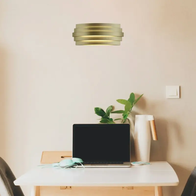 Nouvel Arrivage Applique murale Luxur 1X20W LED Opale – Or