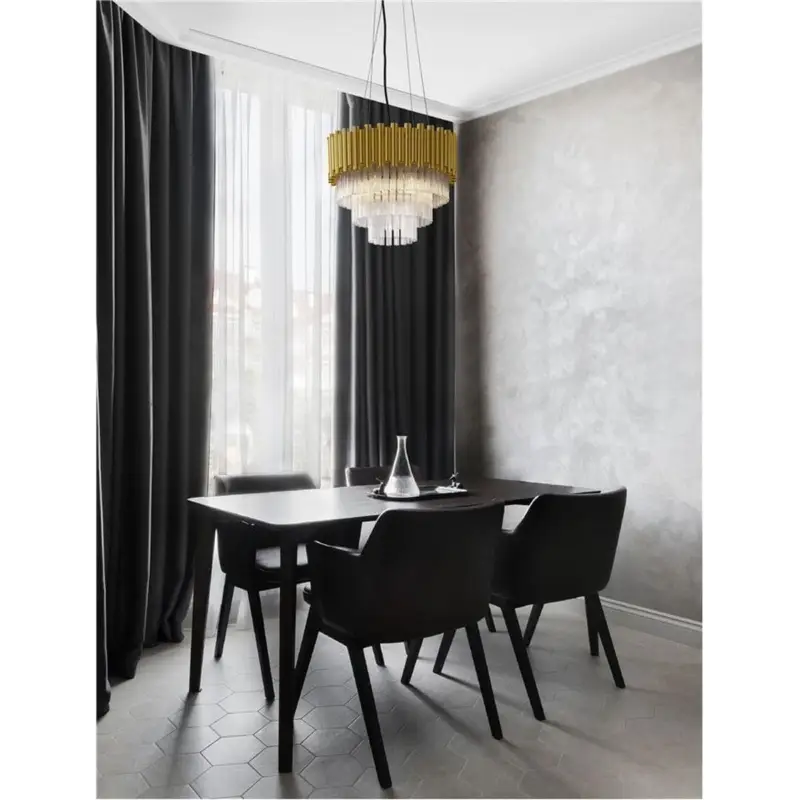 Suspension MAGNOLIA Doré 5x5W LED L39 Satisfait Ou Remboursé