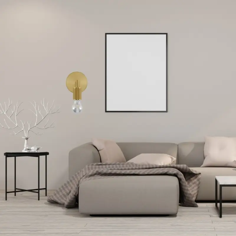 Offre Limitée Applique Murale ROYAL Doré 1x12W LED Carré
