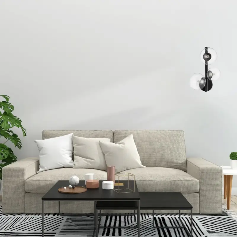 Must-Have Applique Murale ODILLIA Noir mat LED