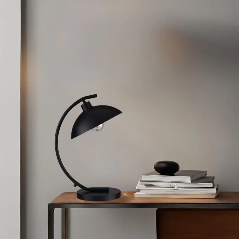 Lampe réglable MIRBA Sable noir et or LED Achat Immédiat