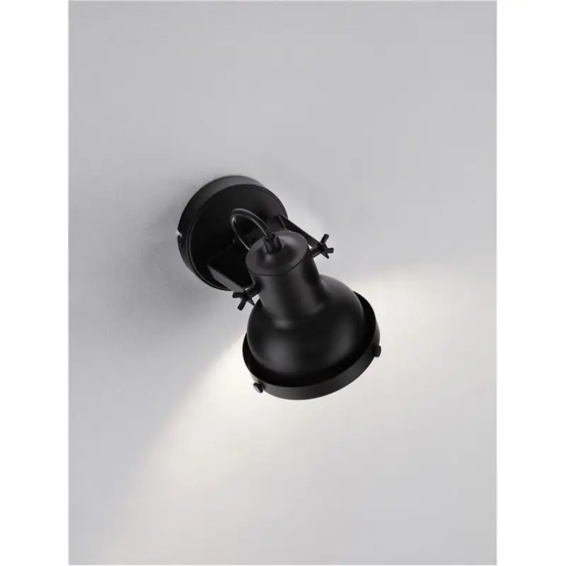 Applique Murale réglable RUVI Noir mat 1x10W LED H21 Marque