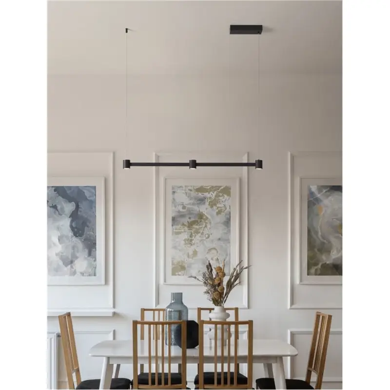 Suspension PUIZE Noir 21W LED Achetez Aujourd&rsquo;hui
