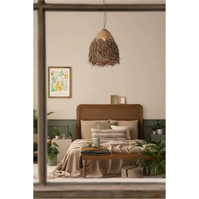 Soldes Suspension HAY Bois naturel 1x12W LED L61