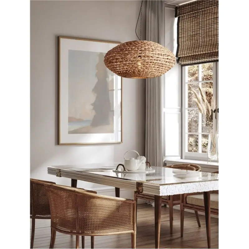 Seulement Aujourd&rsquo;hui Suspension BOLA Bois naturel 1x12W LED L60