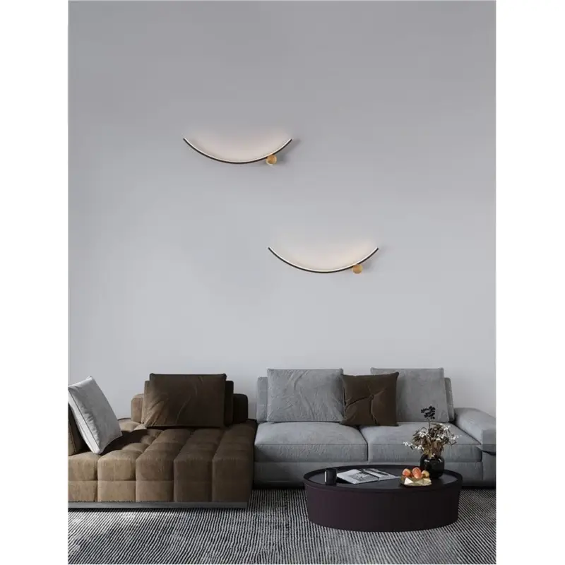 Meilleur Choix Applique murale WAVE Or et noir 14W LED H14,5