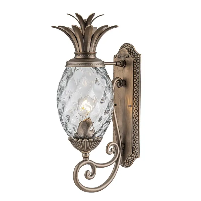 Applique Extérieur Plantation 1x40W Bronze Bruni Medium Soldes