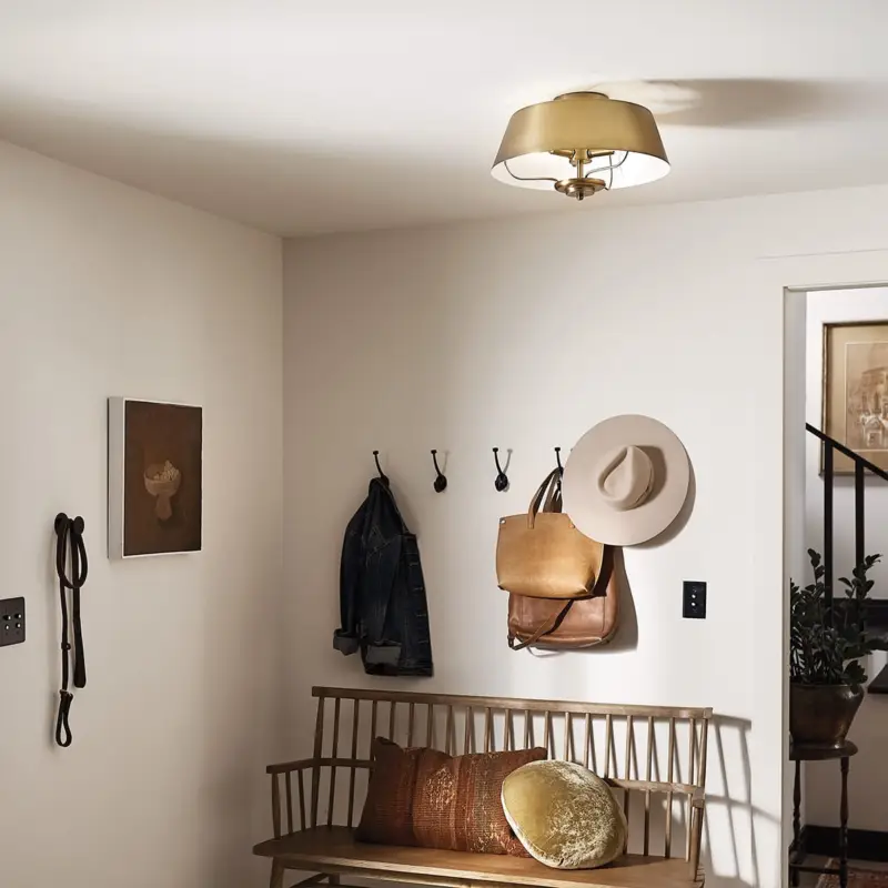 Suspension Luella 3x40W Laiton Brossé Naturel Quantité Limitée