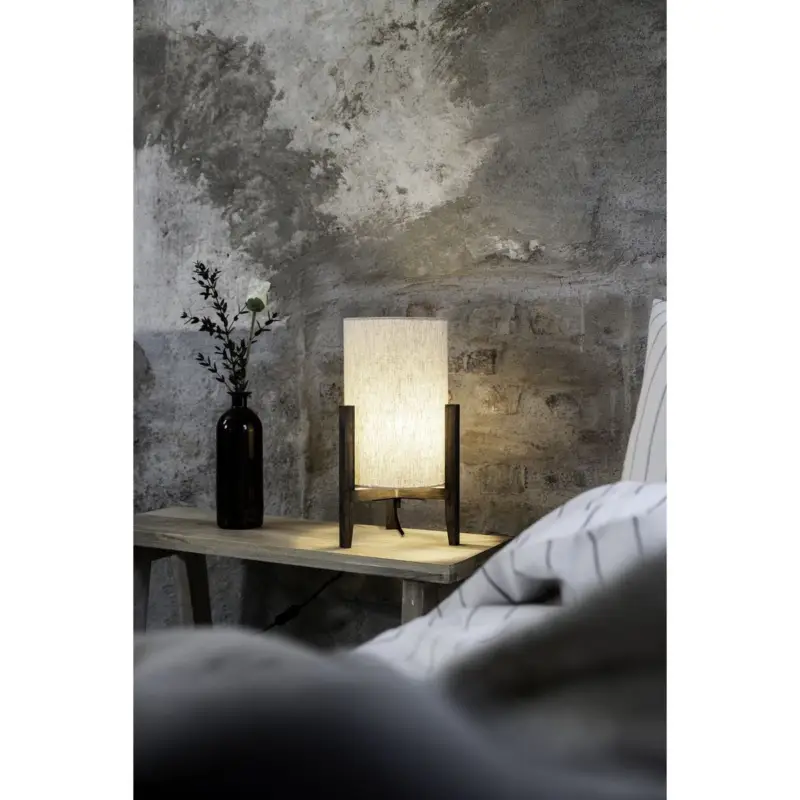Lampe Eruca 1x40W E27 Max Noyer Beige 39cm Promotion Saisonnière
