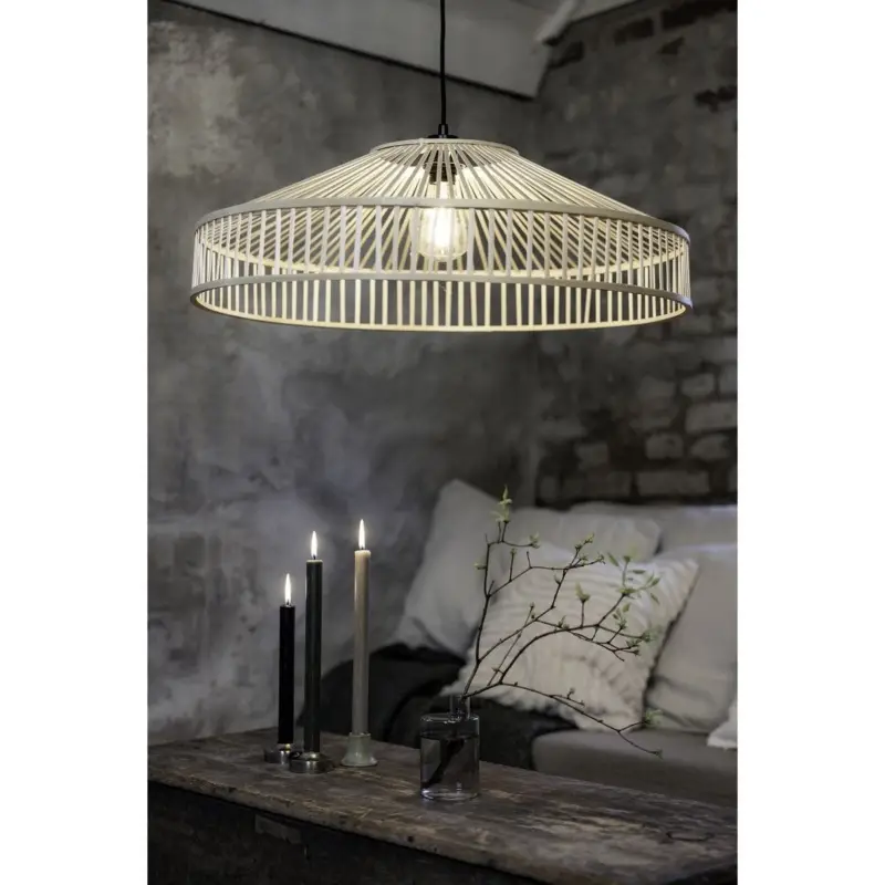 Suspension Tapa 1×4.08W E27 Max Noir Naturel Must-Have