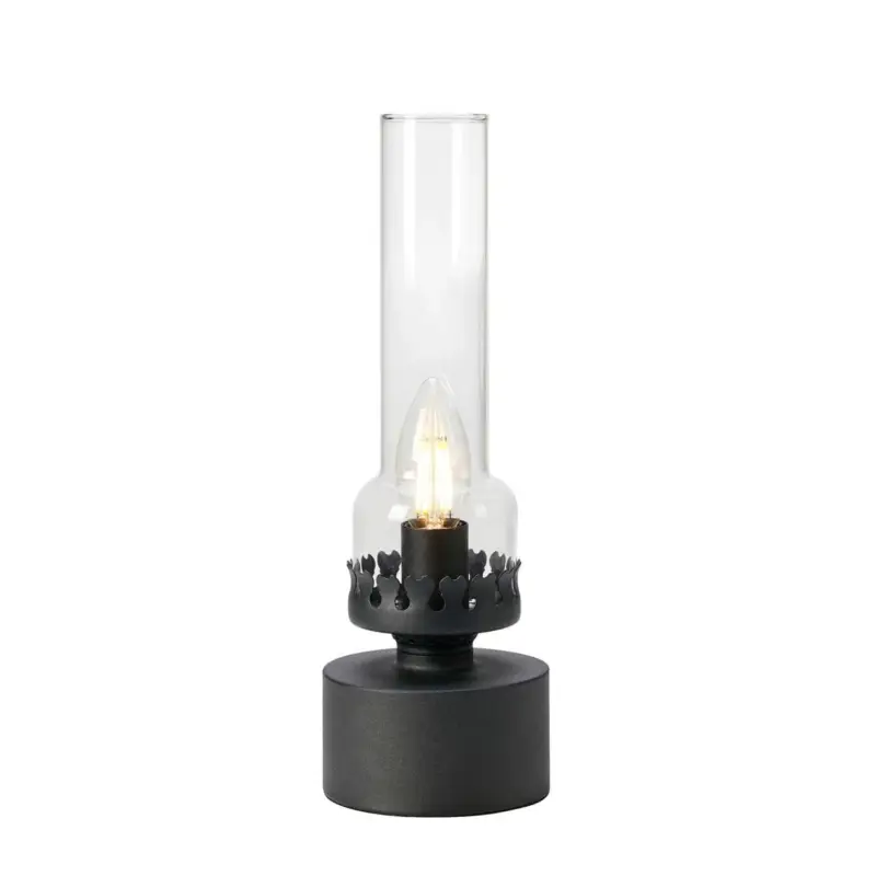 Offre Spéciale Lampe Kandella 1x40W E14 Max Noir Transparent