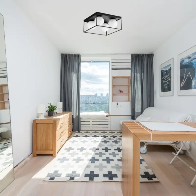 Offre Spéciale Plafonnier LINGOTTO 4x28W E14 Max Noir