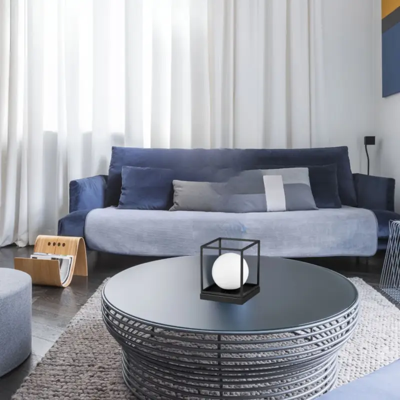 Lampe LINGOTTO 1x28W E14 Max Noir Commande En Gros