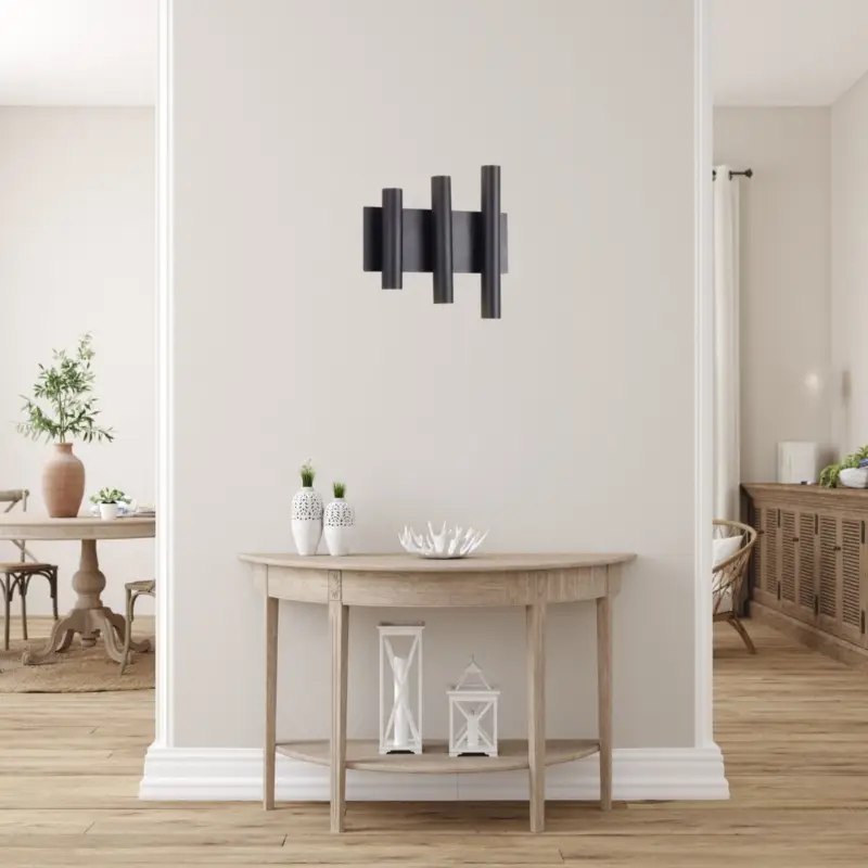 Applique murale CALA 36W LED Noir Retour Gratuit