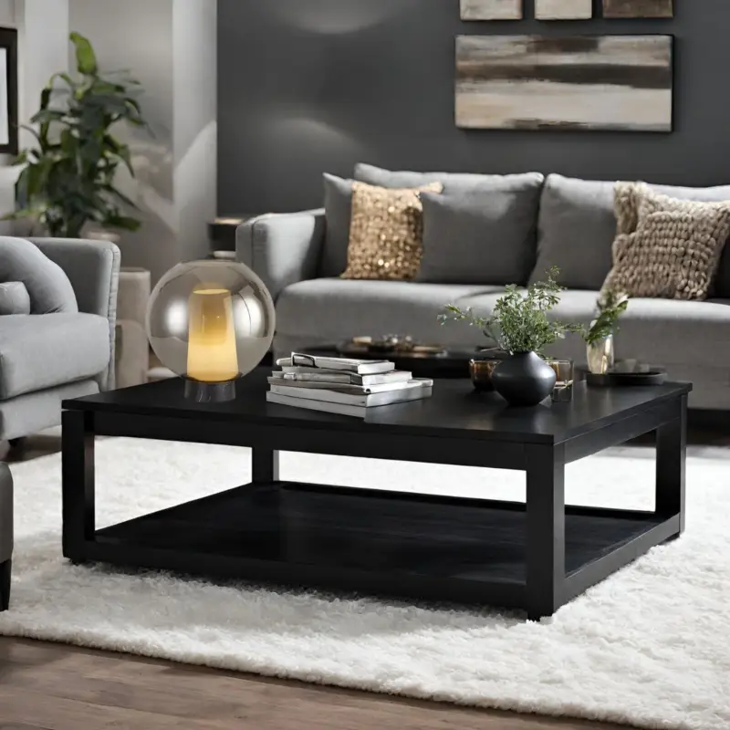 Lampe de table NORA 1x20W E27 Noir Quantité Limitée