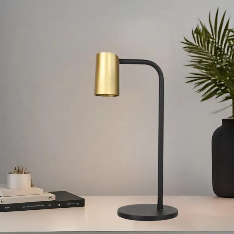 Lampe de table SAL GOLD 1x10W GU10 Or H36,5 Certifié