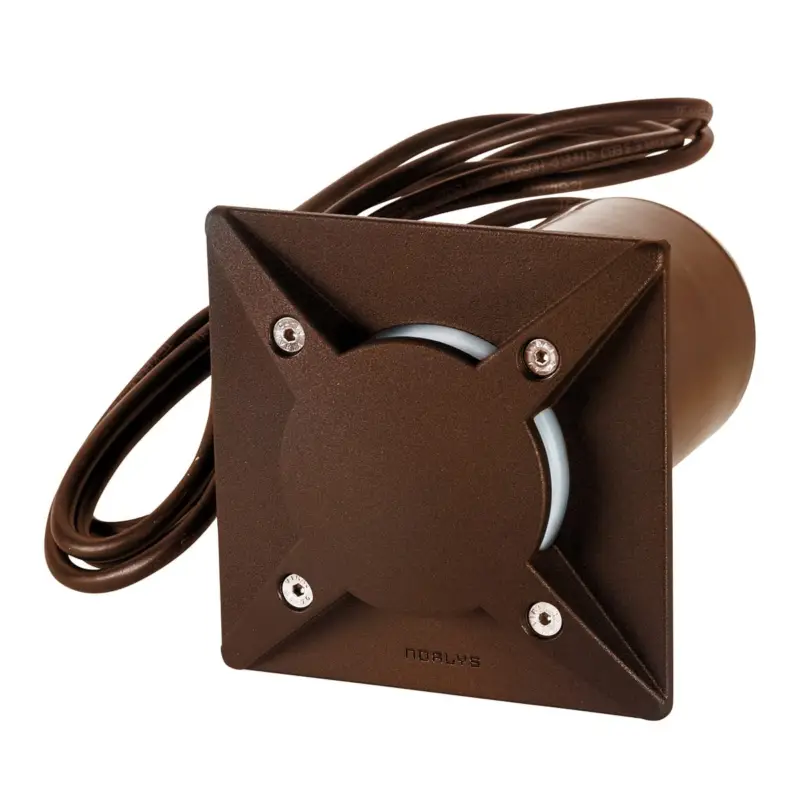 Prix Promo Encastre de sol RENA 5,5W GU10 Rouille Carré