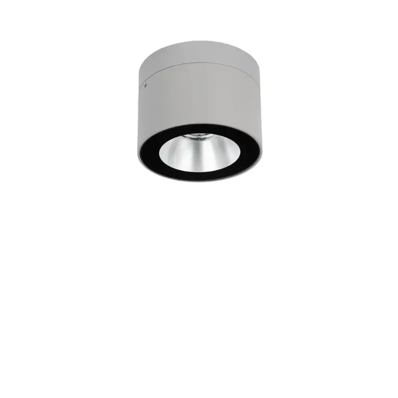 Super Prix Plafonnier Extérieur NIDAROS 10,7W LED Gris Aluminium 3000K 1051LM