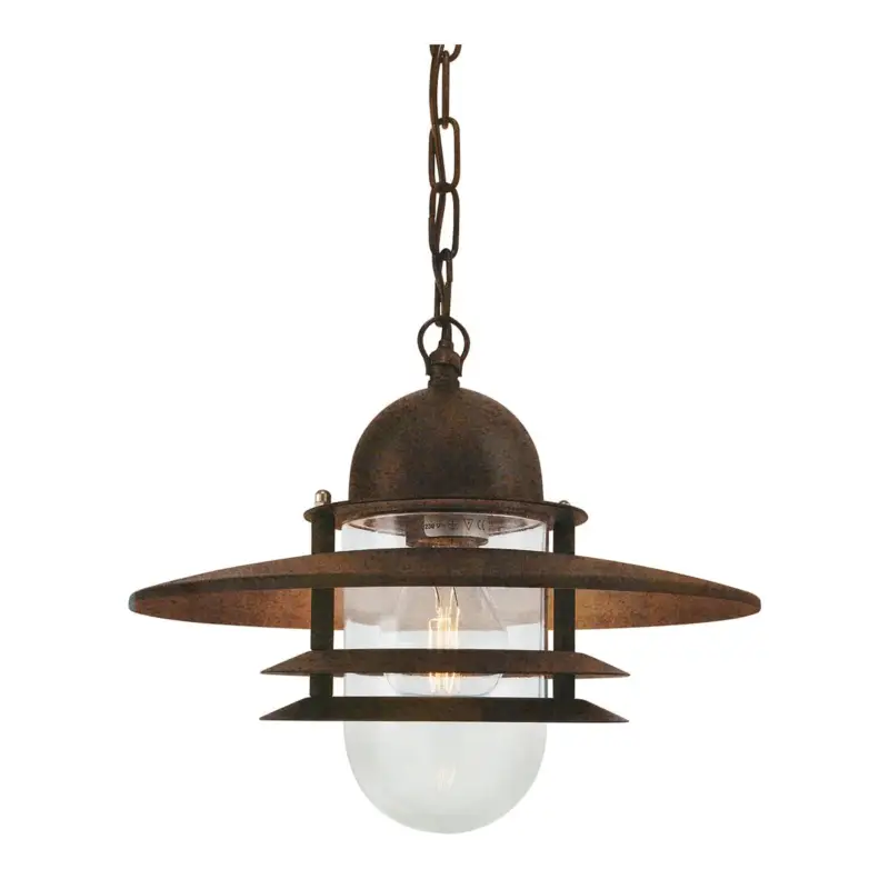 Prix Choc Suspension Extérieure OSLO 57W E27 Rouille