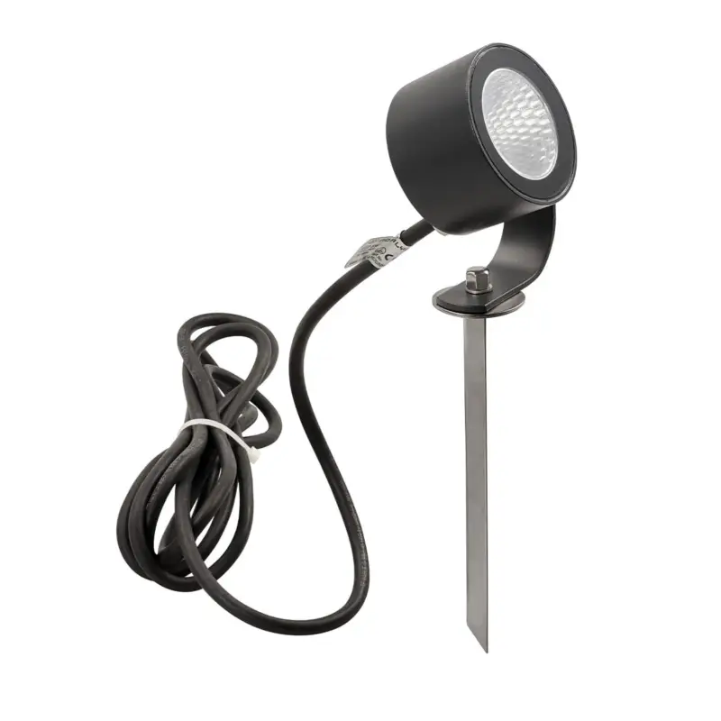 Solde Projecteur Extérieur à piquer MOSS 8W LED Graphite H260