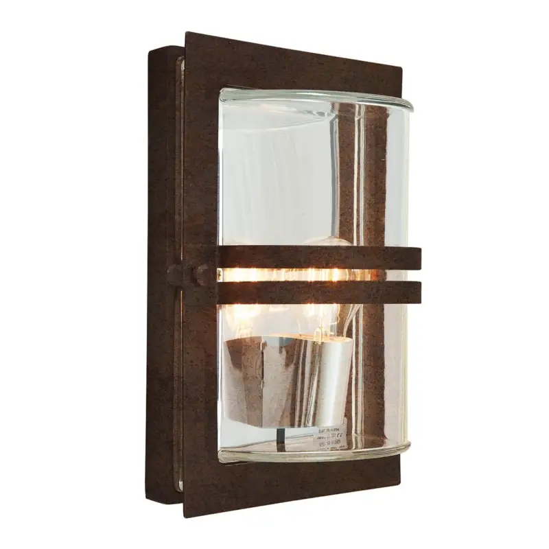 Applique Extérieure BASEL 57W E27 Rouille Acier Top Vente