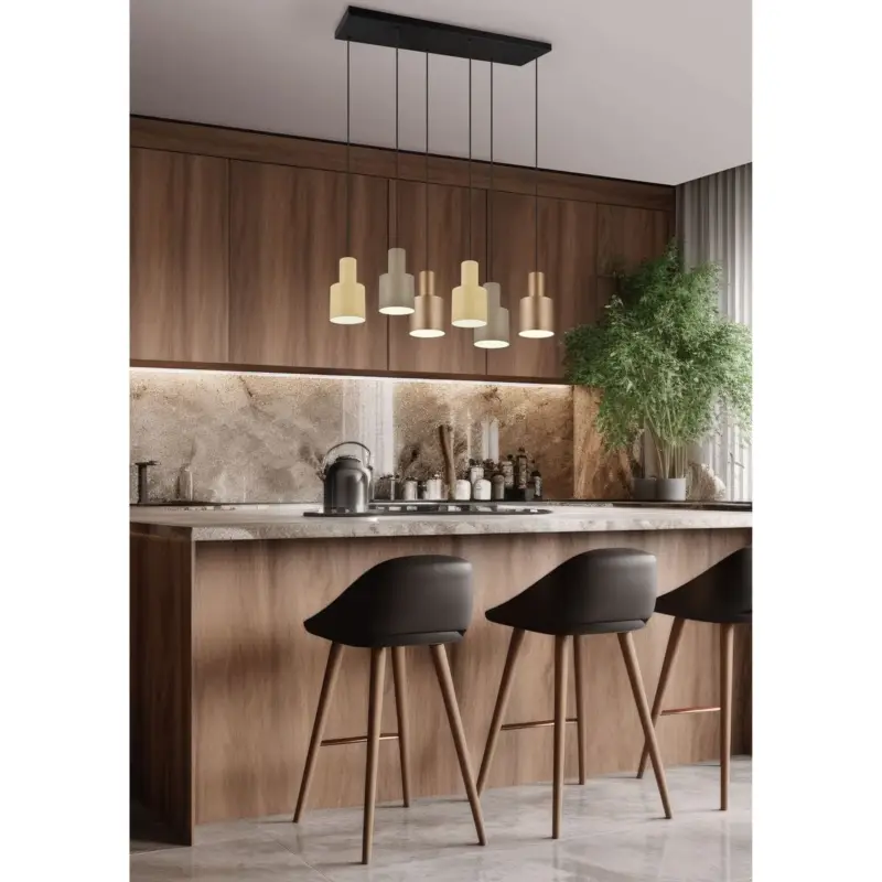 Meilleure Vente Suspension AGUDO 6x40W Multicolor