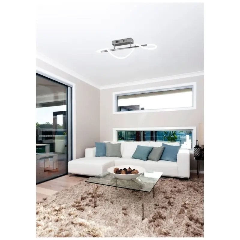 Plafonnier ARGOS 1x28W Chrome Bon Plan