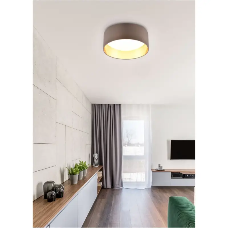 Plafonnier LOCARNO 1x12W Taupe Marque