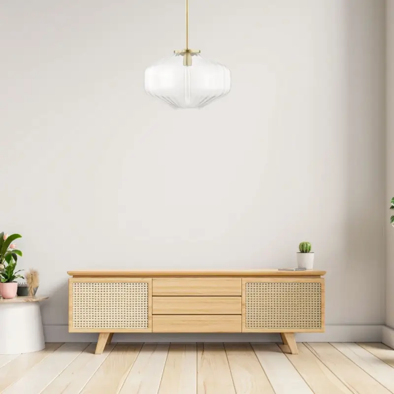 Suspension BENNETT 1x75W E27 Laiton vieilli Remise