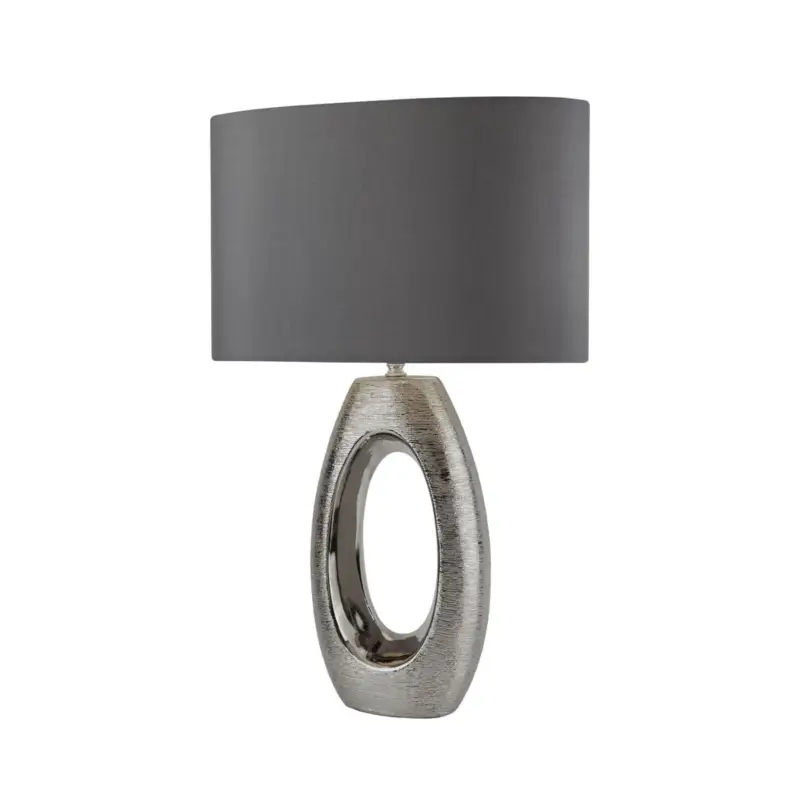 Lampe ARTISAN 1x60W E27 Chromé Gris Meilleur Choix
