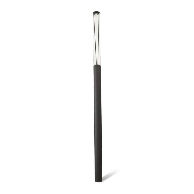 Lampadaire Extérieur RUSH 38W COB LED Gris Foncé 4000K 360° large 4245 LM Vente Flash