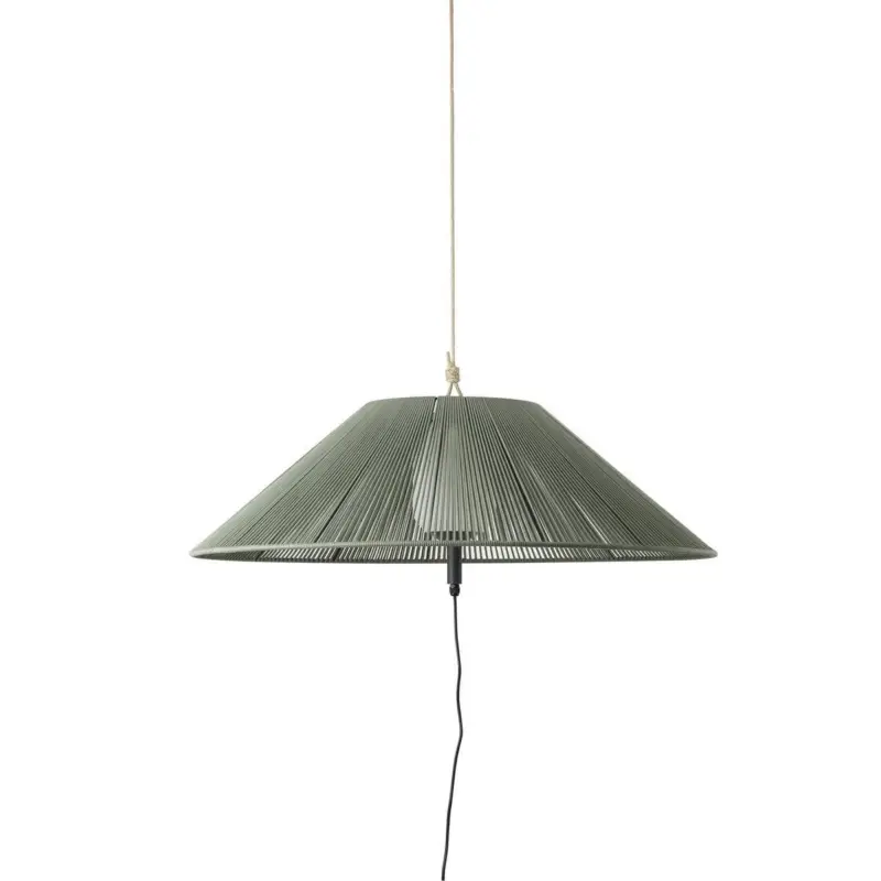 Offre Exclusive Lampe portable Extérieur SAIGON 1x15W E27 MAX Gris Foncé Opal Vert D1050