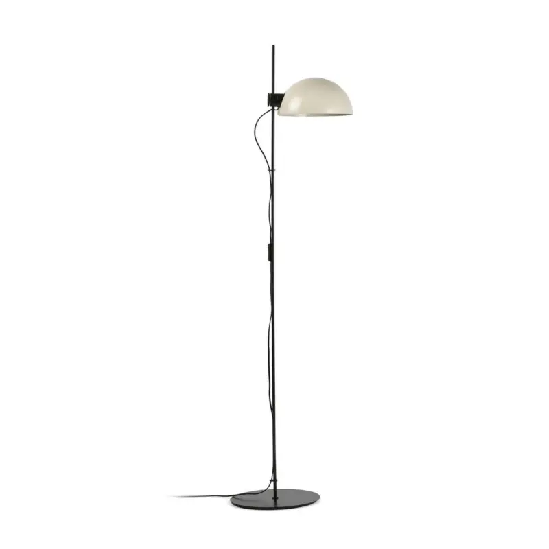 Top Vente Lampadaire DOMINICA 1x15W E27 MAX Noir Mat Beige
