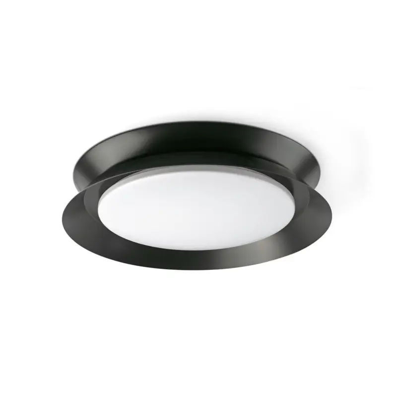 Offre Exclusive Plafonnier TENDER 24W Noir Mat Opal
