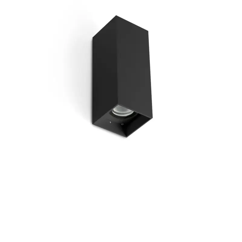 Applique Extérieur KOV 2x6W COB LED 14°/14° carré 2700K Noir 1214 LM Vente Flash