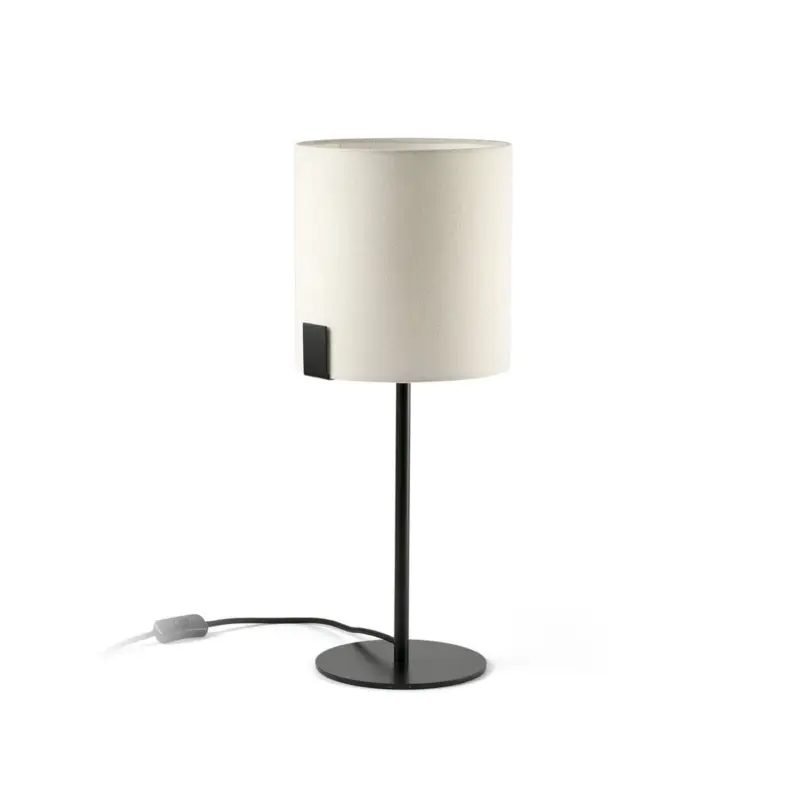 Satisfait Ou Remboursé Lampe NILA 1x15W E27 MAX Noir Mat