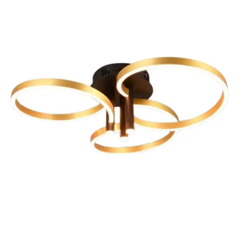 Vente Flash Plafonnier CARUSO 43W LED Noir-or