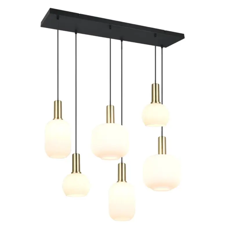Suspension DIVA 6x8,5W E27 Laiton mat Remise