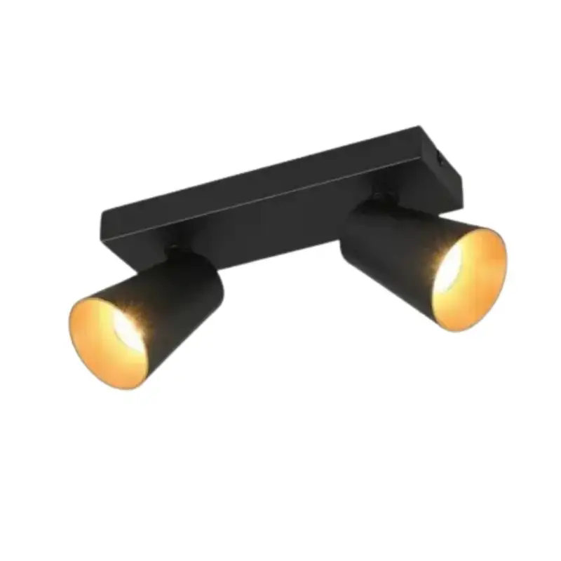 Expédition Rapide Plafonnier SHARP 2x4,9W GU10 Noir mat