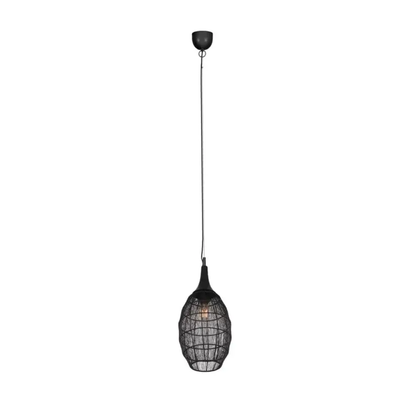 Commander Vite Suspension SORAYA 1x4W E27 Noir mat D26