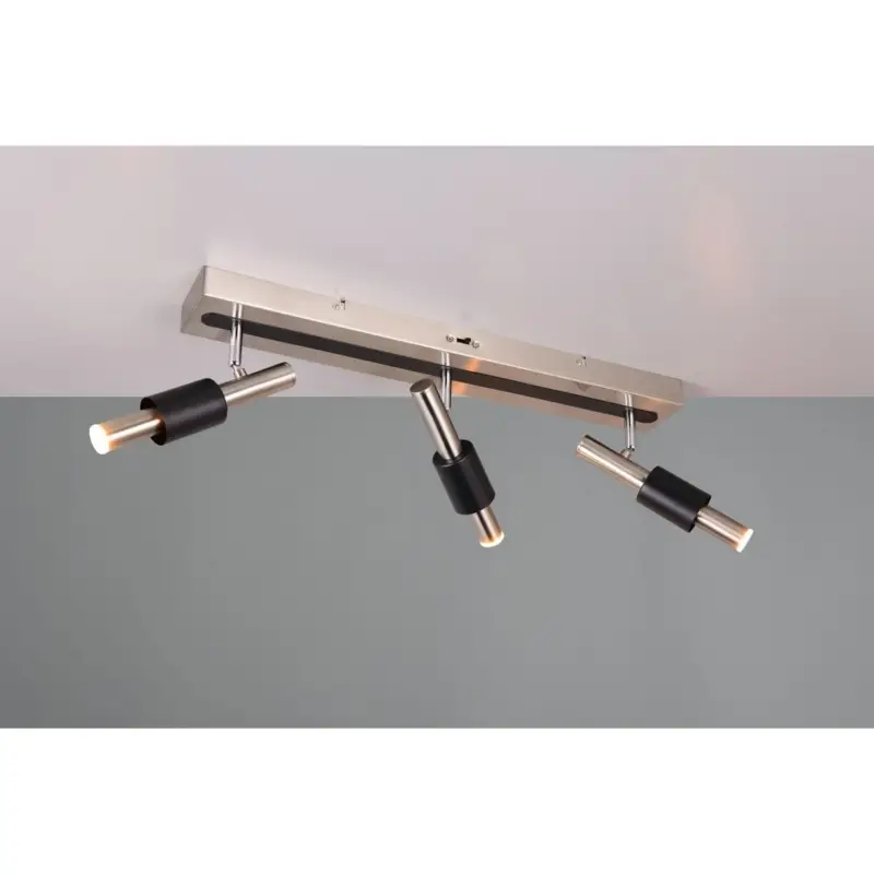 Plafonnier IKARIS 3x8W LED Nickel mat Nouvelle Collection