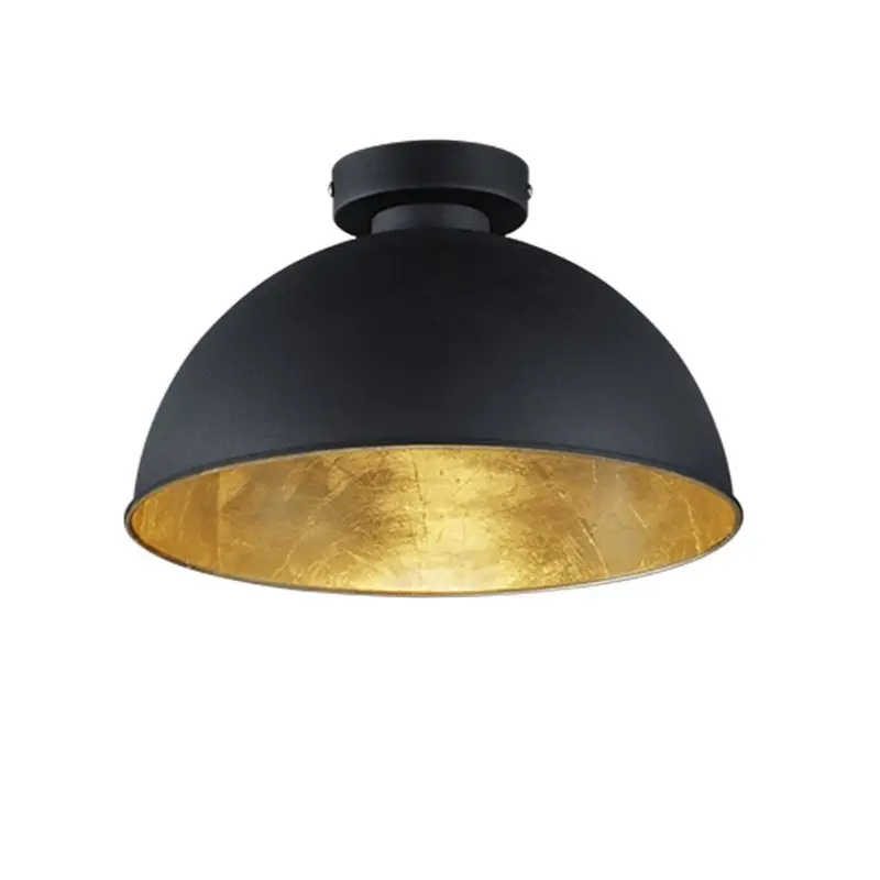 Plafonnier JIMMY 1x60W E27 Noir Commander Vite