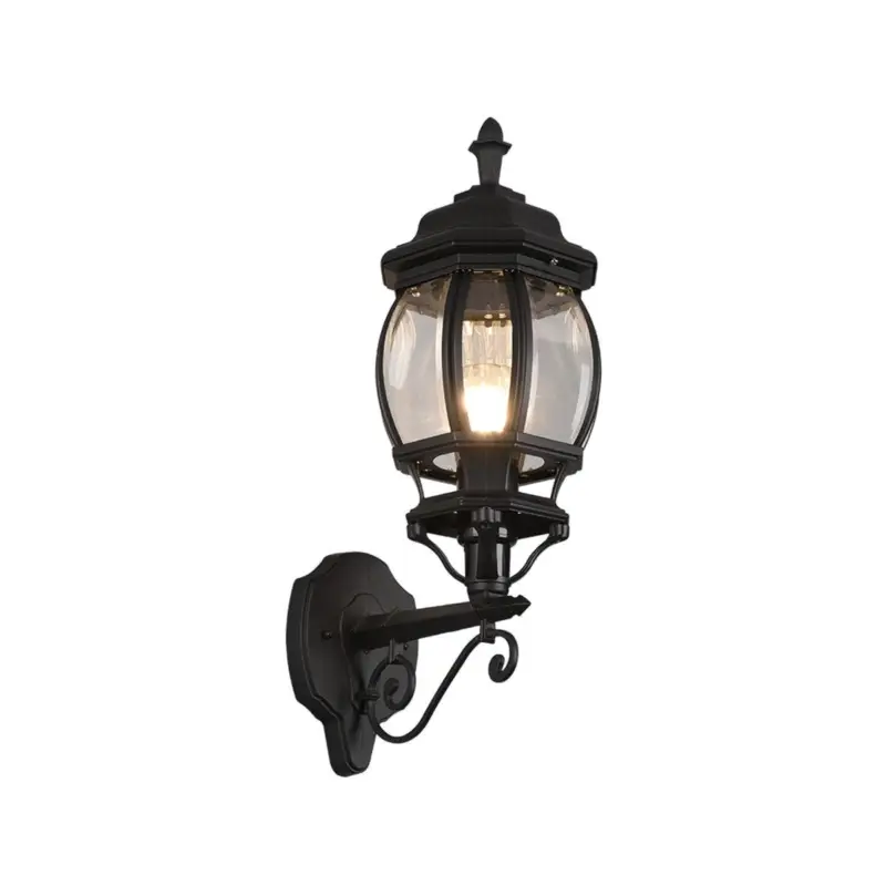 Offre Spéciale Applique Extérieur ELVO 1x60W E27 Noir mat Haut