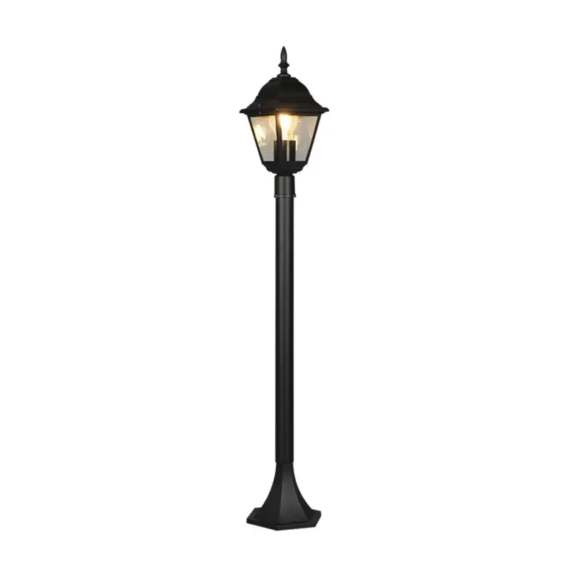 Potelet Extérieur LIVENZA 1x60W E27 Noir mat H100 Produit De Marque