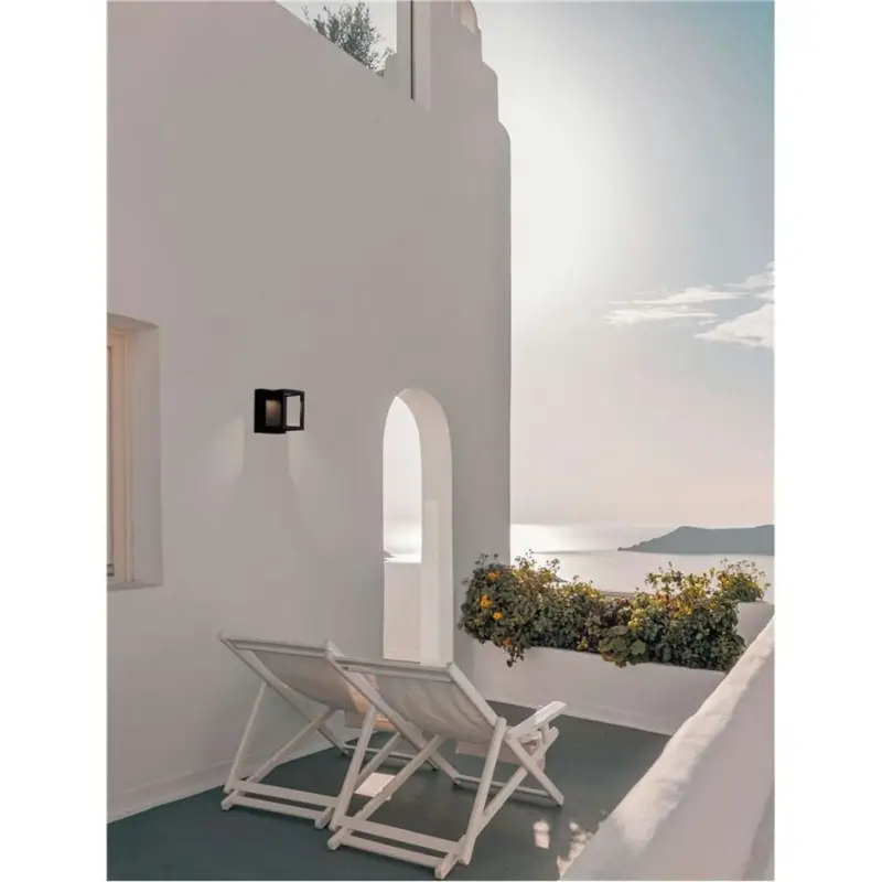 Applique Extérieur PRIVE 9W LED Noir sablonneux Expédition Rapide