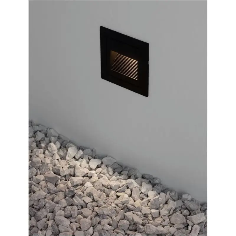 Bon Marché Applique Extérieur MONO 3W LED Noir sablonneux